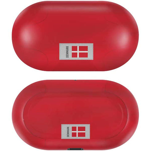 Denmark Soccer Flag Galaxy Buds Skin